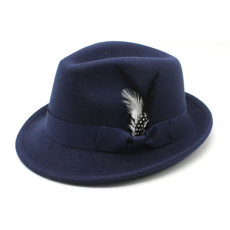 Billycock Feather Fur Felt Hat